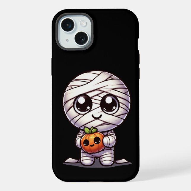 Cute Halloween pumpkin/mummy  iPhone Case (Back)