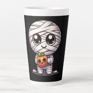 Cute Halloween pumpkin/mummy Latte Mug