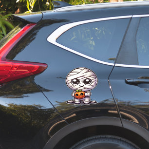 Cute Halloween pumpkin/mummy Sticker