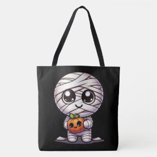 Cute Halloween pumpkin/mummy Tote Bag