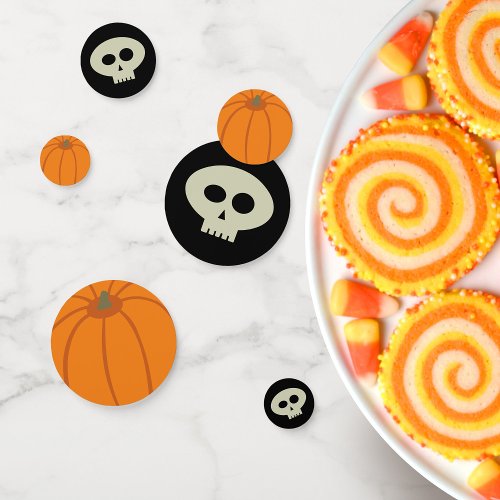 Cute Halloween Pumpkin Party Confetti