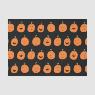 Cute Halloween Pumpkins Tissue Paper