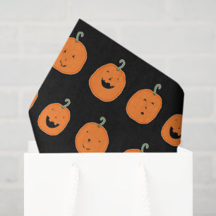 Cute Halloween Pumpkins Tissue Paper