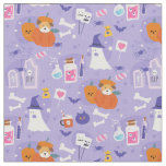 cute halloween puppy dog pumpkin potion poison fabric