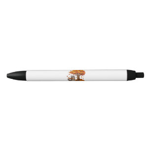 Cute Halloween Raccoon Iced Coffee Fall Pen