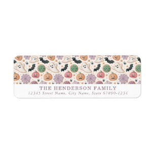Cute Halloween Return Address Labels