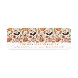 Cute Halloween Return Address Labels
