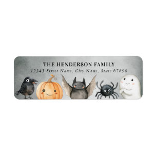 Cute Halloween Return Address Labels