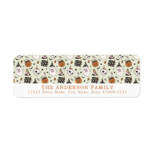 Cute Halloween Return Address Labels