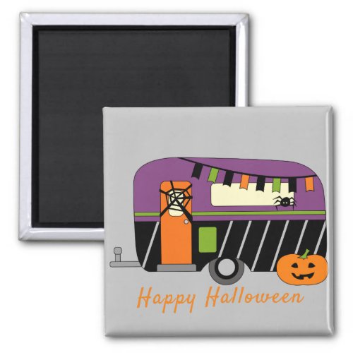 Cute Halloween RV  Magnet