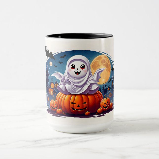 Cute Halloween Scene Mug (Center)