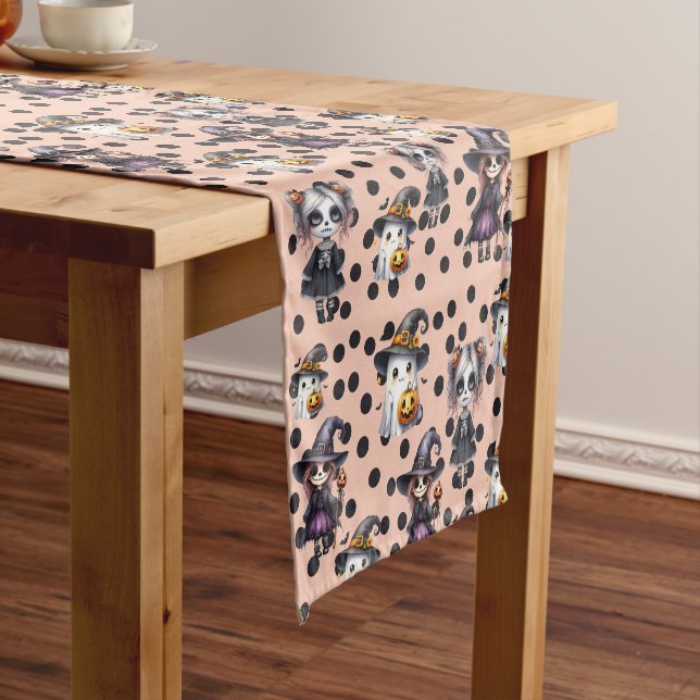 Cute Halloween Short Table Runner (In Situ)