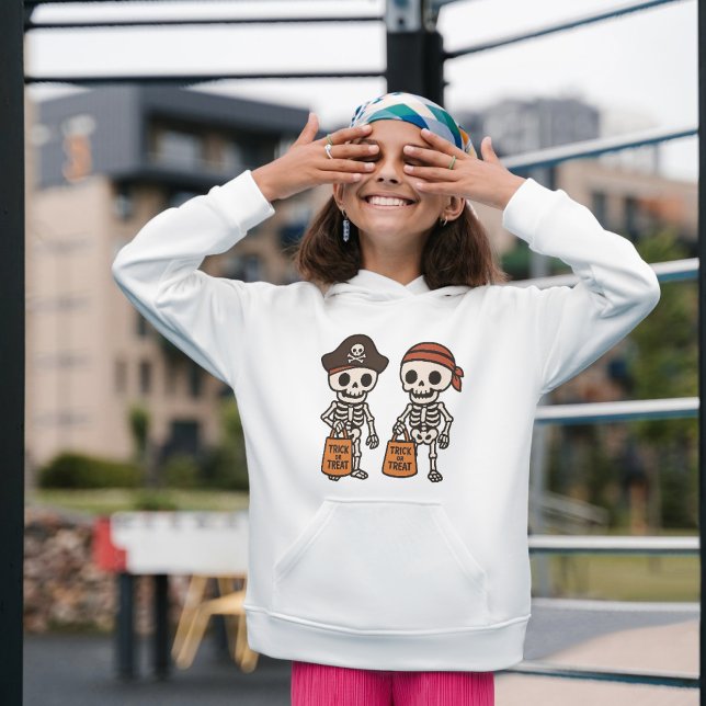 Cute Halloween Skeleton Pirates Hoodie (Creator Uploaded)