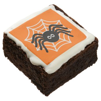 Cute Halloween Spider Brownies by theburlapfrog at Zazzle