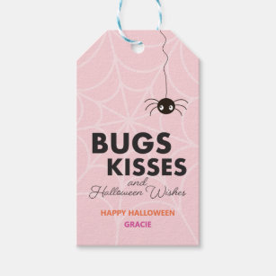 Cute Halloween Spider Gift   Pink  Gift Tags