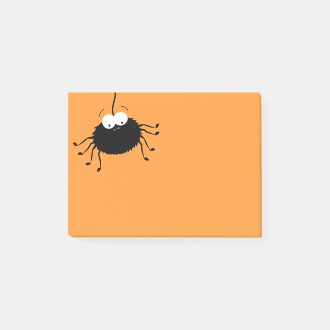Cute Halloween Spider Post-it® Notes (Front)