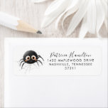 Cute Halloween Spider Return Address Labels