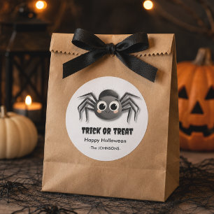 Cute Halloween Spider Sticker – Trick or Treat