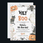 Cute Halloween Spooktacular Birthday Invitation<br><div class="desc">Cute Halloween Spooktacular Birthday Invitation</div>