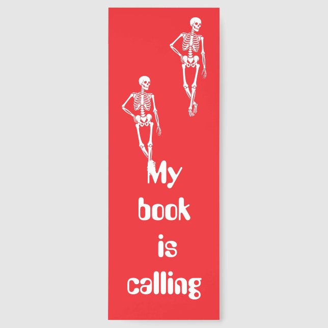 Cute Halloween Spooky Design Bookmarks (Front)