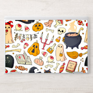 Cute Halloween Spooky Pattern Laptop Skin