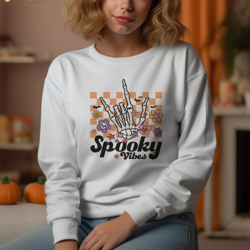 Cute Halloween Spooky Vibes Sweatshirt