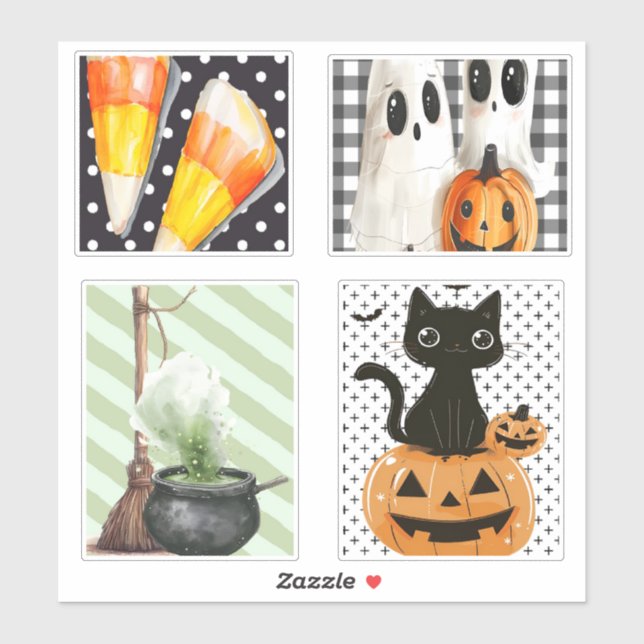 Cute Halloween Sticker (Sheet)