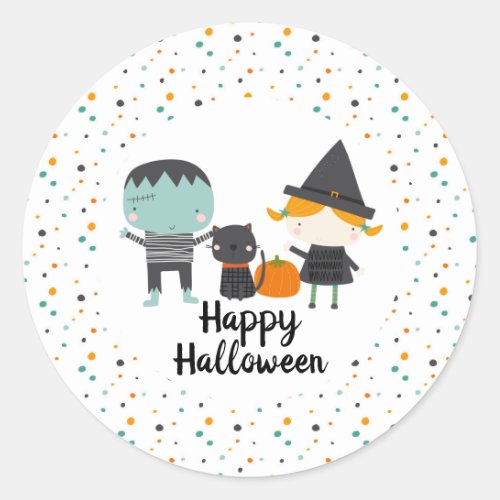 Cute Halloween Sticker happy halloween
