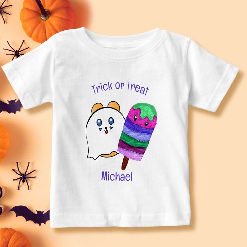 Cute Halloween Sweet Popsicle Cartoon for Kids  Baby T_Shirt