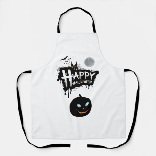 cute halloween t shirt HAPPY halloween Apron