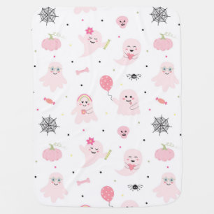 Cute Halloween Theme Baby Blanket
