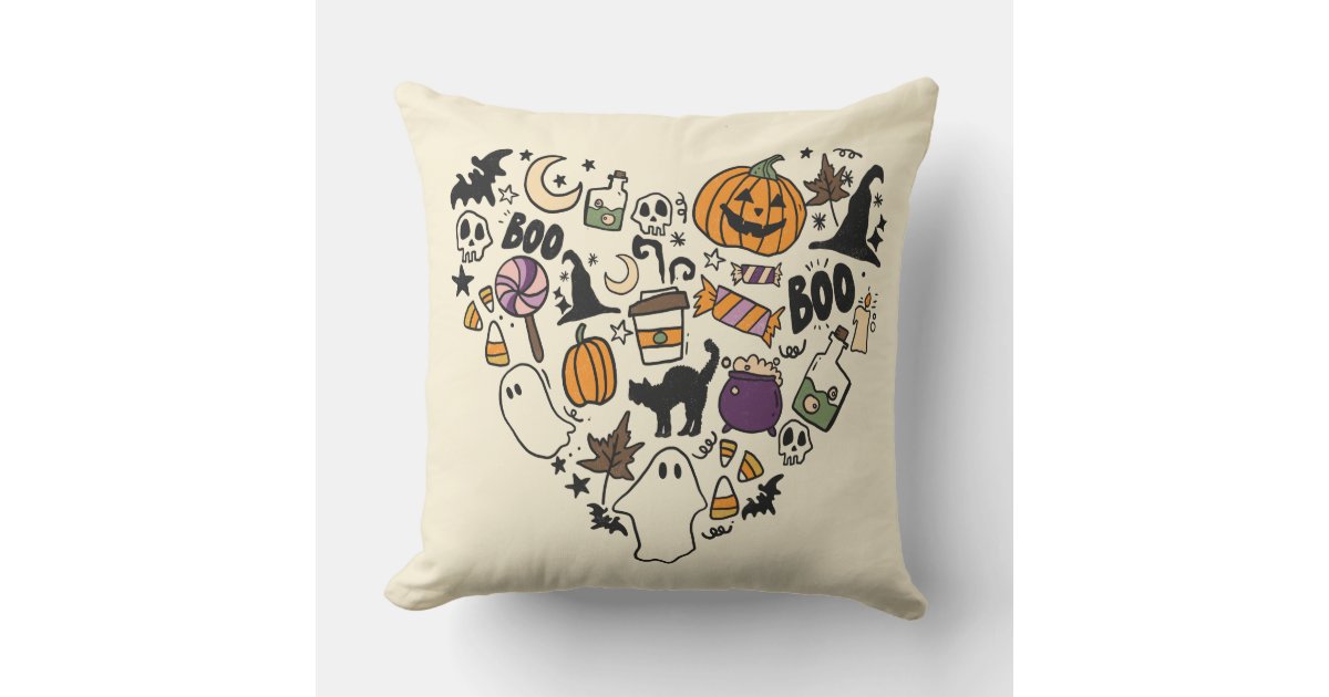 Kawaii Cute Pastel Goth Moon Throw Pillow, Zazzle