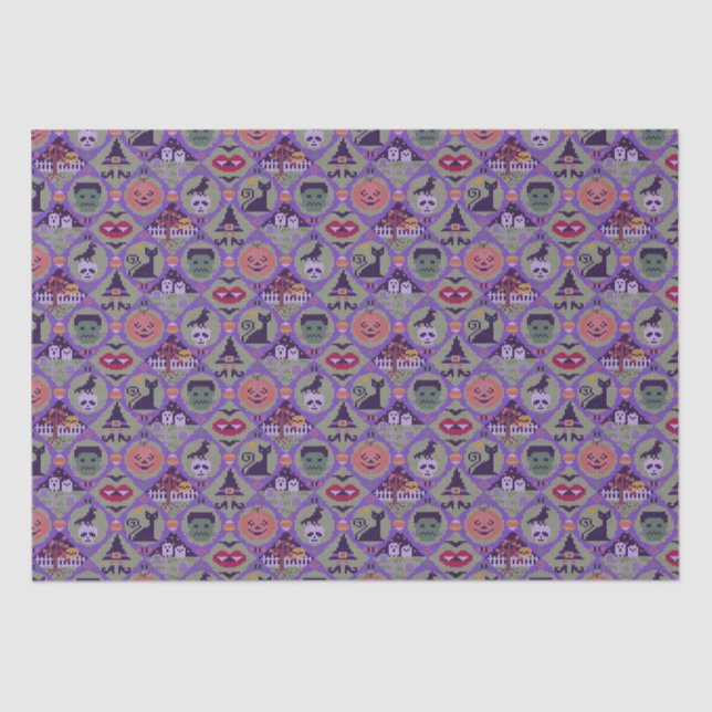 Cute Halloween Tissue Paper (Front)