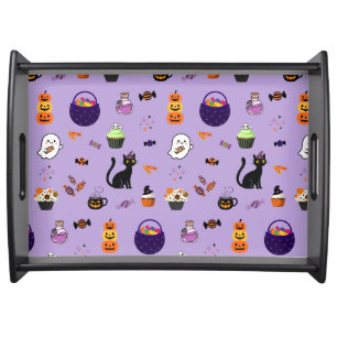 Cute Halloween Treat Party Serving Tray