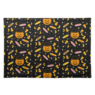 Cute Halloween Trick or Treat Candy Kids Placemat