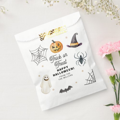 Cute Halloween Trick or Treat Favor Bag