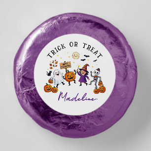 Cute Halloween Trick or Treat Ghost Witch Dipped Oreo Cookie Favors