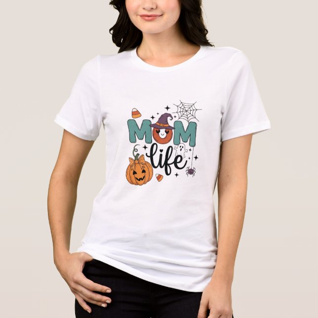 Cute Halloween Tshirt for Mom  (Front)