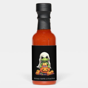 Cute Halloween Turtle Ghost with Candy (1) Hot Sauces