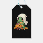 Cute Halloween Turtle Ghost with Candy (3) Gift Tags