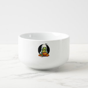 Cute Halloween Turtle Ghost with Candy (7) Soup Mug