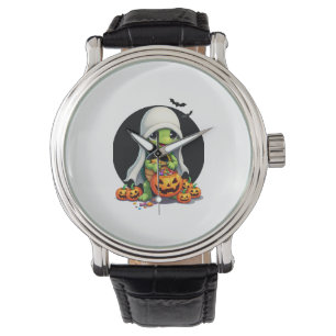 Cute Halloween Turtle Ghost with Candy (7) Watch