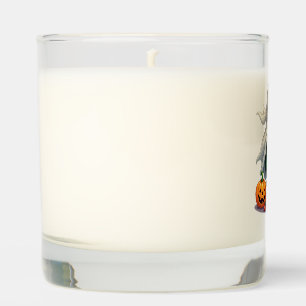 Cute Halloween Turtle Ghost with Candy (8) Scented Candle