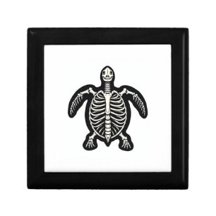 Cute Halloween Turtle Skeleton Tortoise Fossils Ar Gift Box