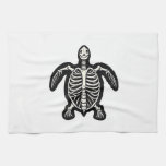 Cute Halloween Turtle Skeleton Tortoise Fossils Ar Kitchen Towel