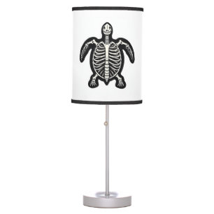 Cute Halloween Turtle Skeleton Tortoise Fossils Ar Table Lamp
