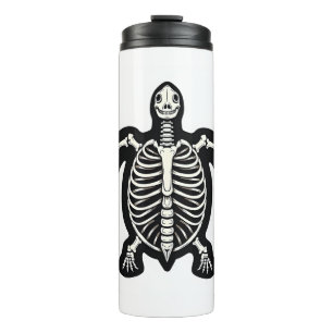 Cute Halloween Turtle Skeleton Tortoise Fossils Ar Thermal Tumbler