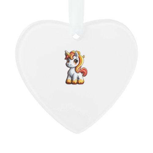 Cute Halloween Unicorn Candy Corn Horn Magical Hor Ornament