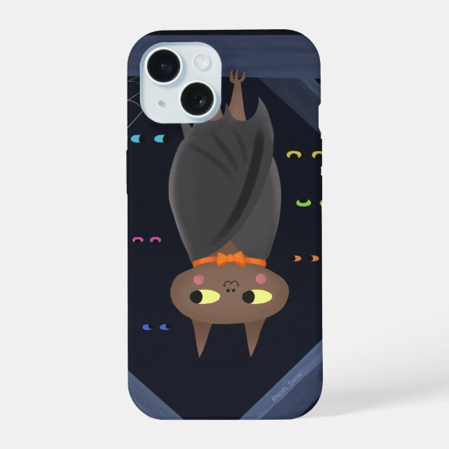 Cute Halloween Vampire Bat Iphone Case (Back)