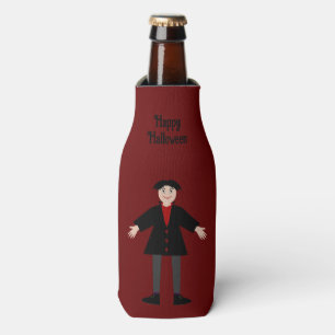 Cute Halloween Vampire Custom Bottle Cooler